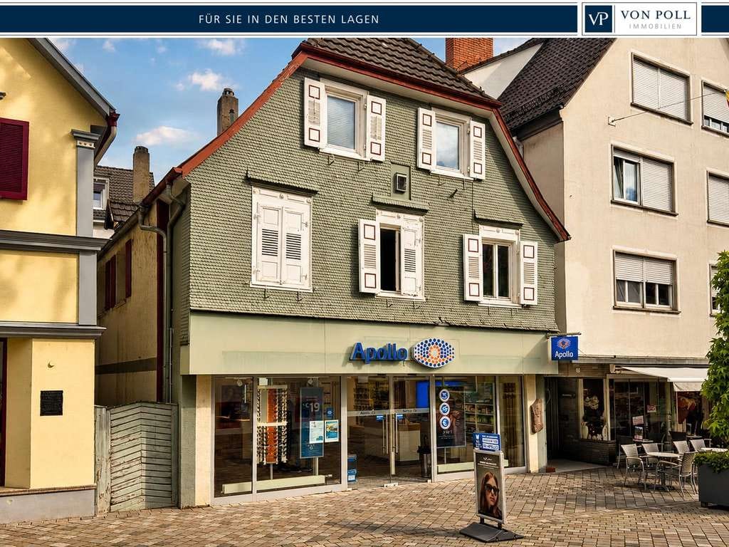 Immobilie in Oberkirch - Wohn- & Geschäftshaus in Oberkirch-Zentrum: ca. 6 % Bruttorendite! - Bild 0