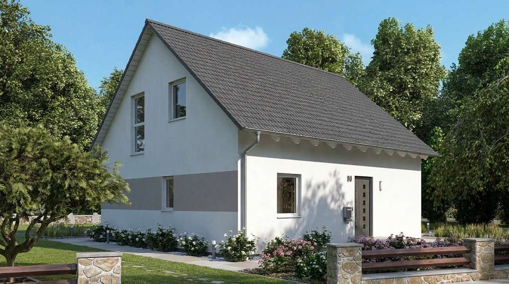 Immobilie in Eppishausen - Neubau-EFH inkl. Grundstück | Schlüsselfertig | KfW 40 QNG | 920 m² | Südterrasse & Natur - Bild 1