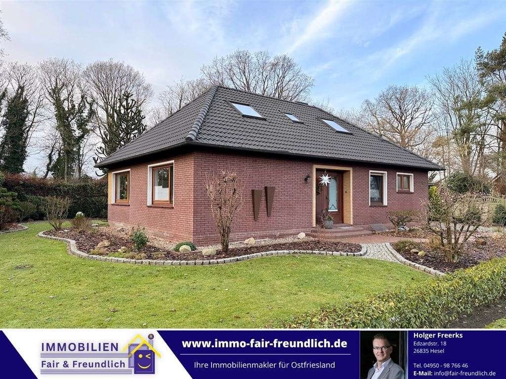 Immobilie in Hesel - Top gepflegter Bungalow mit Doppelgarage – ruhiges Wohnen trotz zentraler Lage in Hesel - Bild 2