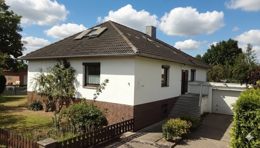 Immobilie in Bröckel - Bröckel - Design trifft Funktion: Einfamilienhaus mit Vollkeller und Terrasse mit Panorama-Glasfront - Bild 2