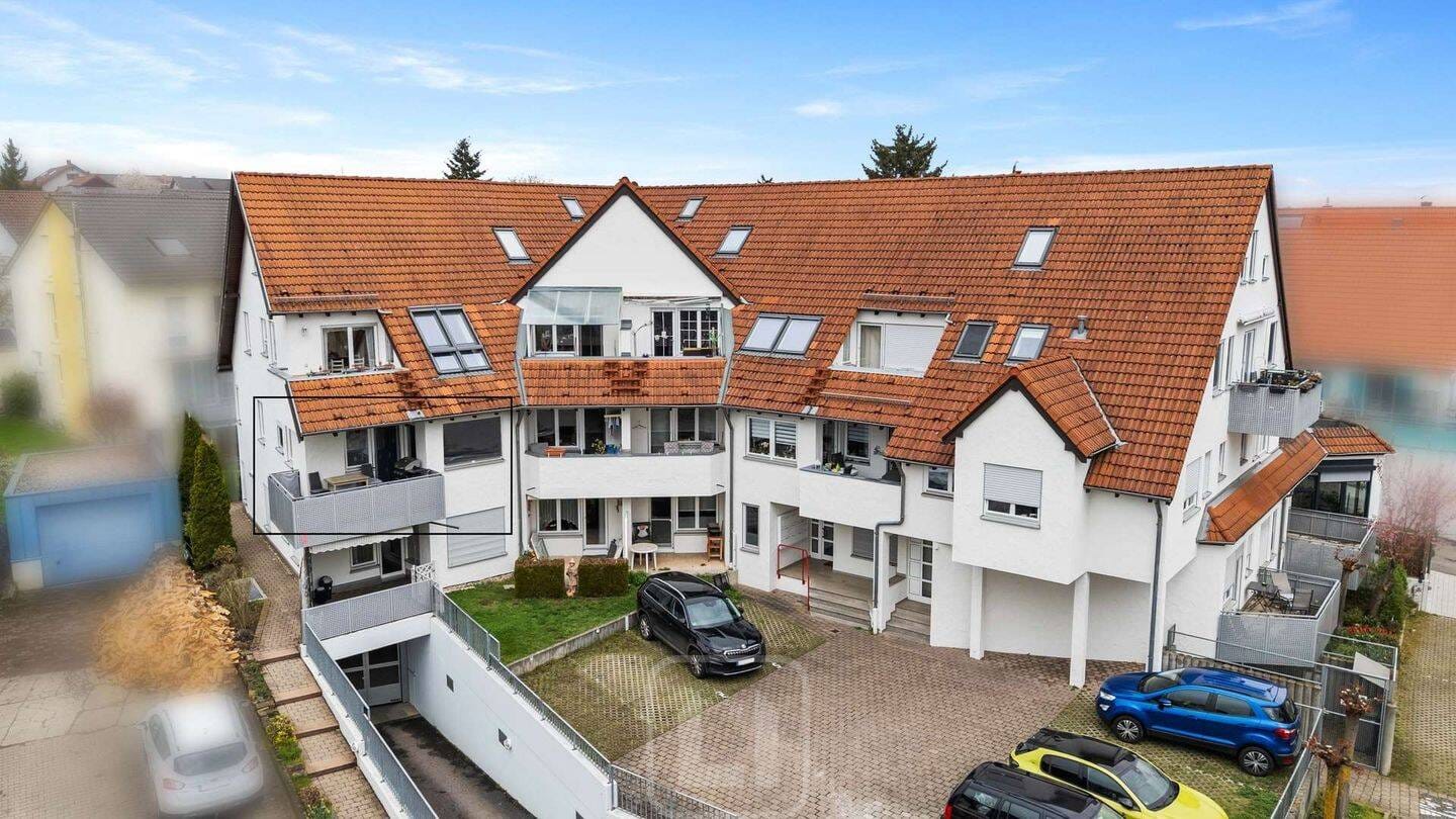 Immobilie in Nufringen - Gefragte Lage, starke Perspektive: 3-Zimmer-Wohnung (ca. 64 m²) | Balkon & Tiefgarage - Bild 1