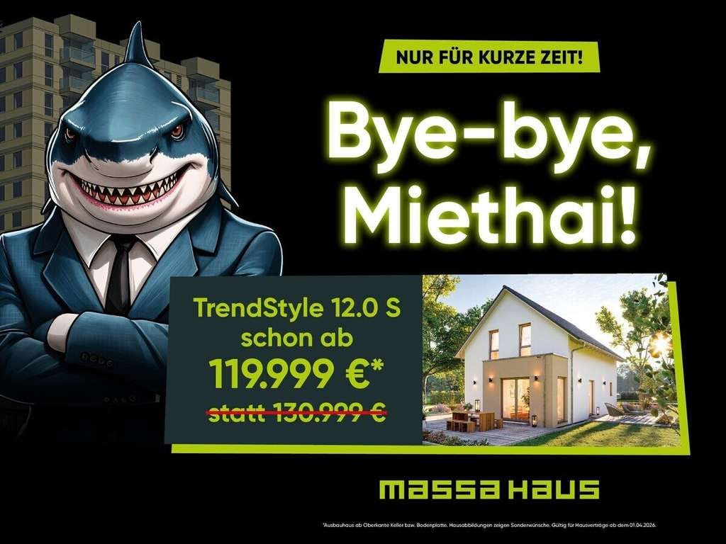 Immobilie in Herrstein - Zeitgemäß wohnen mit dem TrendStyle von massa Haus zum Aktionspreis!! - Bild 1