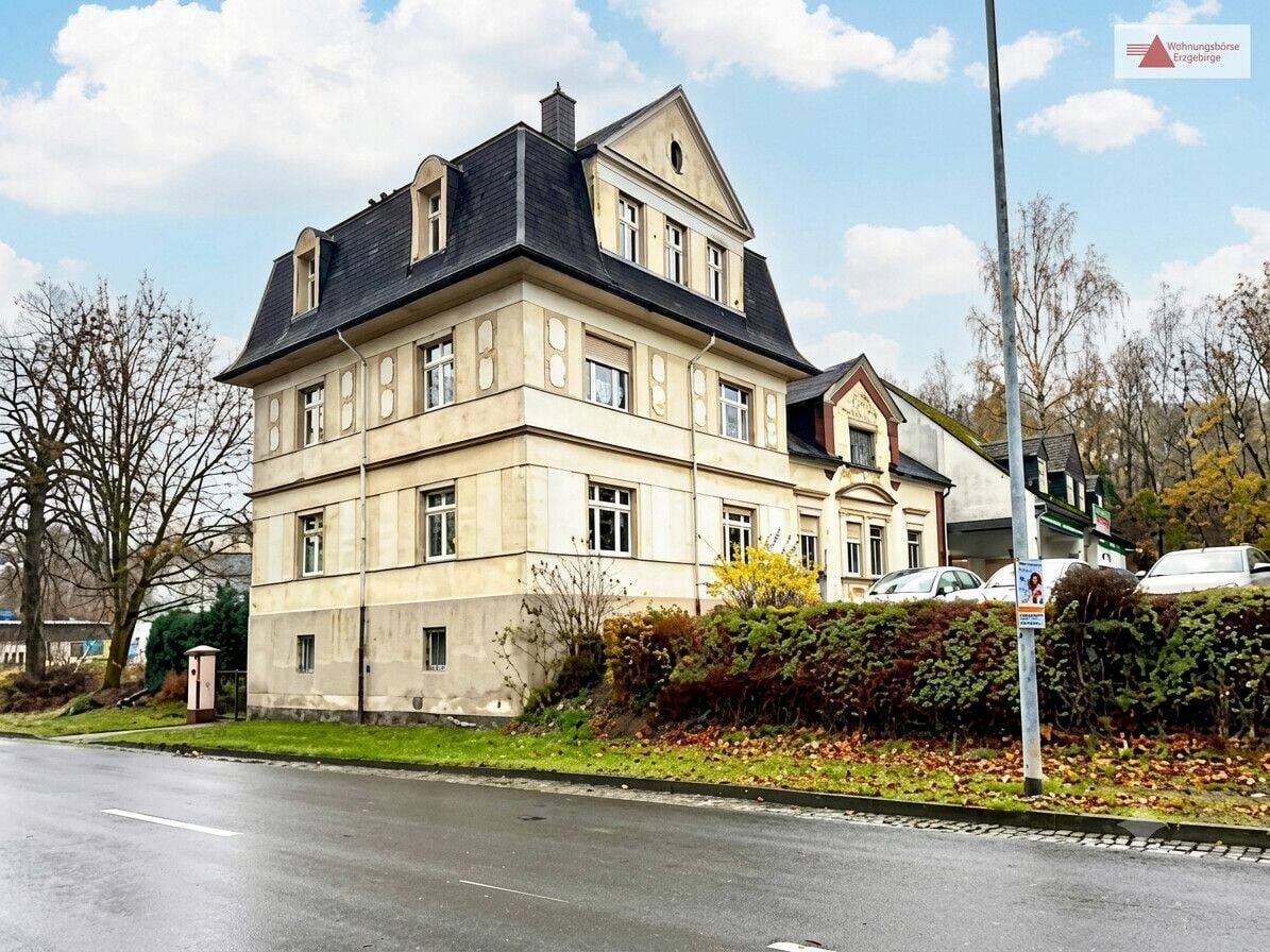 Immobilie in Olbernhau - 8,5 % Rendite: Mehrfamilienhaus Denkmal, voll vermietet, saniert, zentrale Lage Olbernhau Erzgebirge - Bild 0