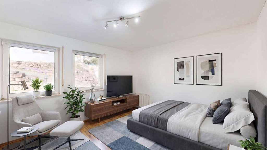 Immobilie in Hafenlohr - Barrierefreie Erdgeschosswohnung mit Sonnenbalkon und Stellplatz - Bild 3