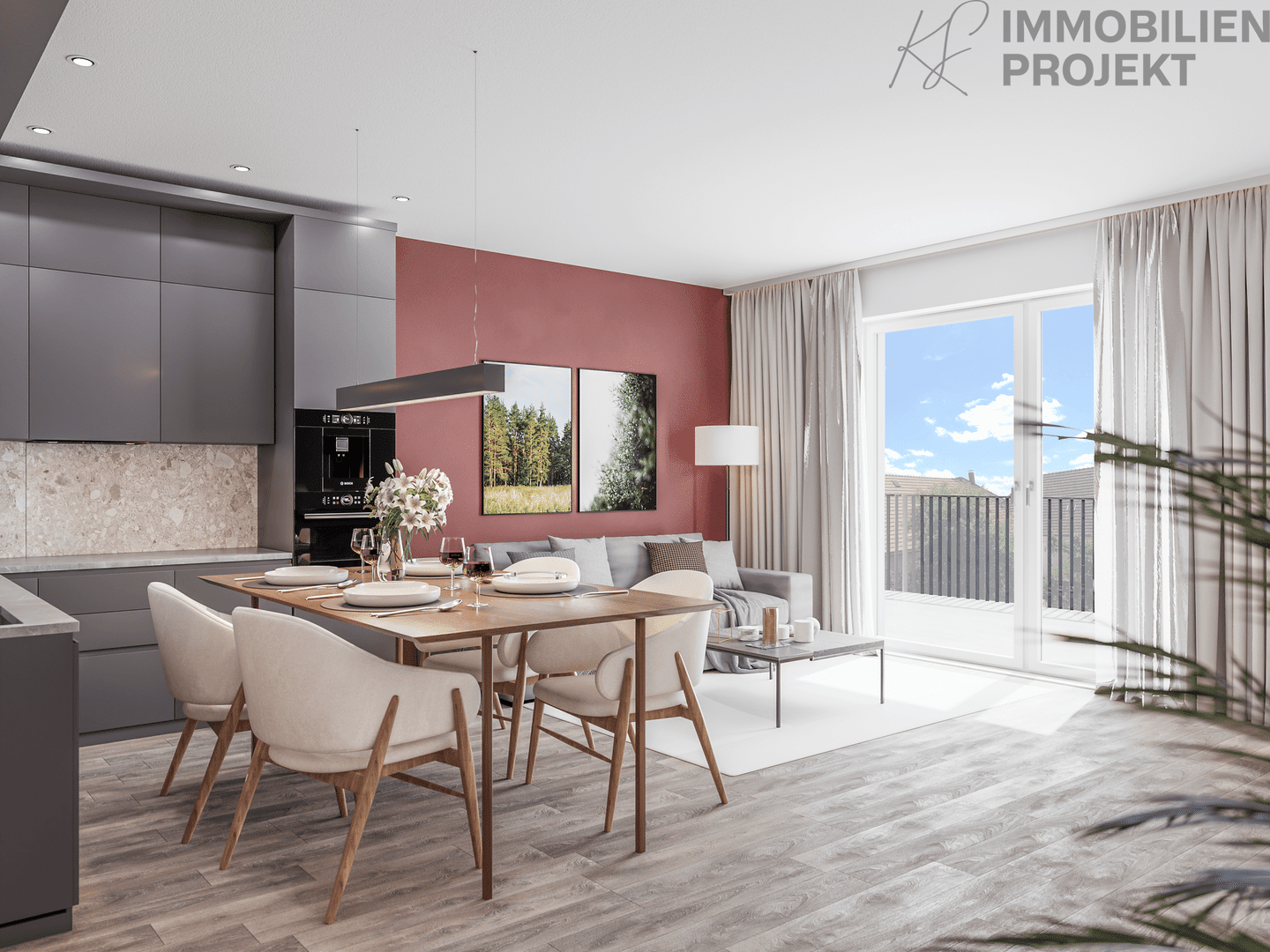 Immobilie in Goldkronach - Großzügige 4-Zimmer-Wohnung mit 23 m² Südbalkon - hell, modern & ideal für Paare - Bild 0