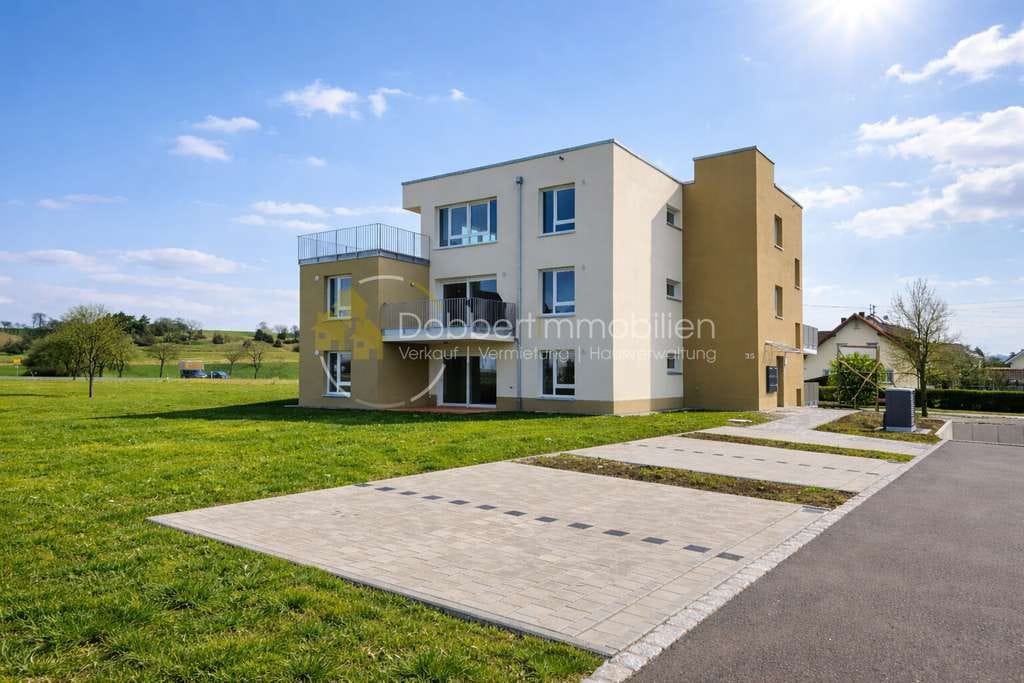 Immobilie in Stimpfach - Exklusive Penthouse Wohnung, 3-Zimmer inkl. 45m² Dachterrasse - Bild 2