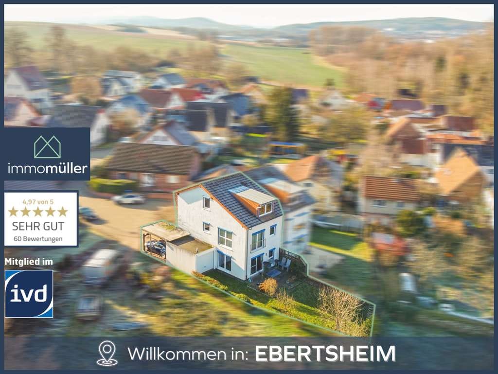 Immobilie in Ebertsheim - Niedrige Energiekosten, hoher Wohnwert – ein Zuhause mit Perspektive in absolut ruhiger Lage! - Bild 0