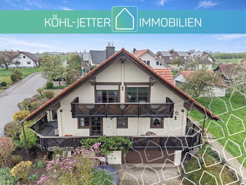 Immobilie in Rosenfeld - Großzügiges, sonniges Blockhaus mit besonderem Wohngefühl in Rosenfeld-Bickelsberg! - Bild 0