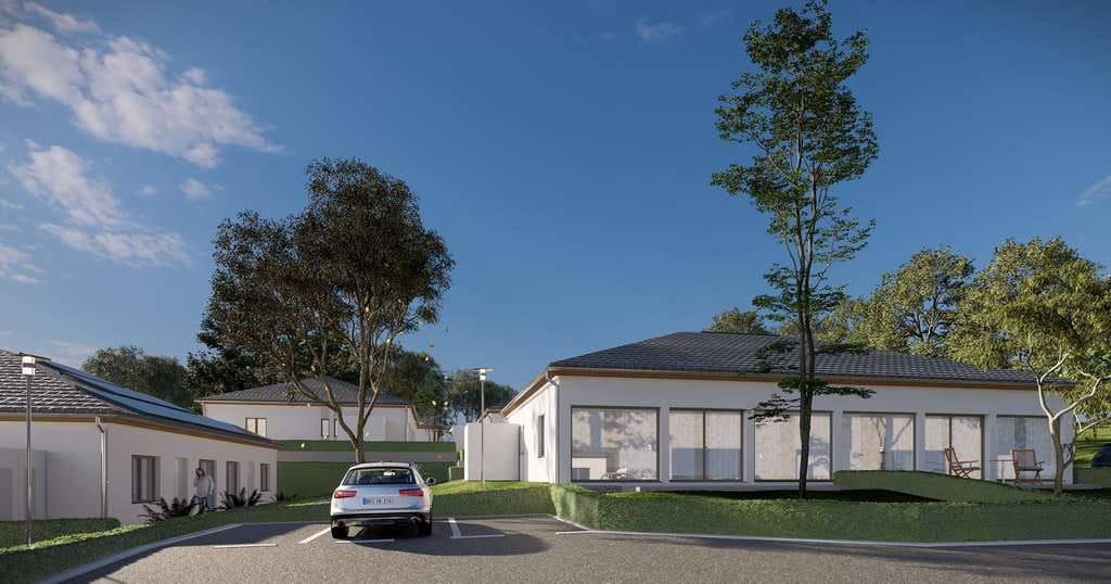 Immobilie in Helmstadt-Bargen - Neubau Bungalow Mehrgenerationsquartier Rhein-Neckar-Kreis. (Seniorengerecht) - Bild 1