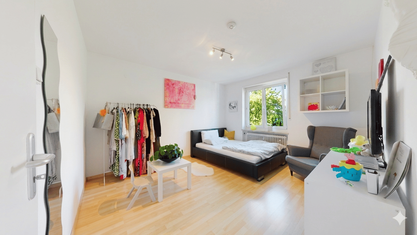 Immobilie in Stadtbergen - Helle 3-Zimmer-Wohnung in ruhiger Lage von Stadtbergen - Bild 2