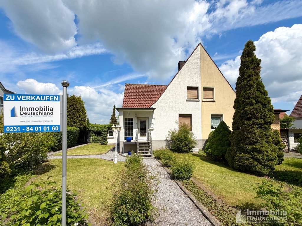 Immobilie in Kamen - Gestalten statt Kompromisse eingehen: Doppelhaushälfte mit Garage und großem Grundstück - Bild 1