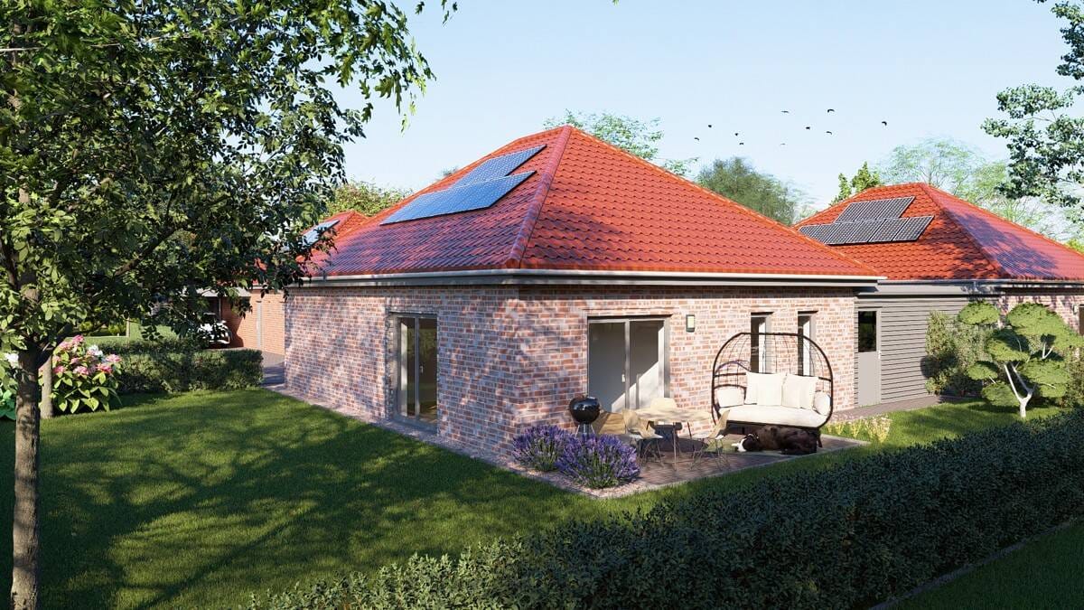 Immobilie in Detern - Provisionsfrei! Barrierefreier Einzelbungalow - Nachhaltig, komfortabel und seniorengerecht - Bild 1