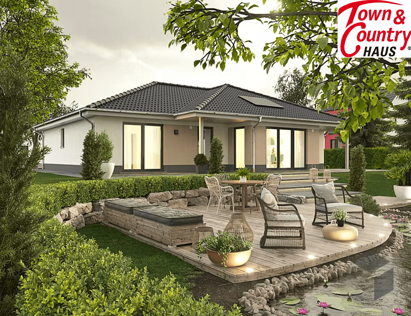 Immobilie in Knetzgau - Town & Country Bungalow 128 – Wohnen auf einer Ebene | ca. 145,71 m² in KNETZGAU - Bild 1