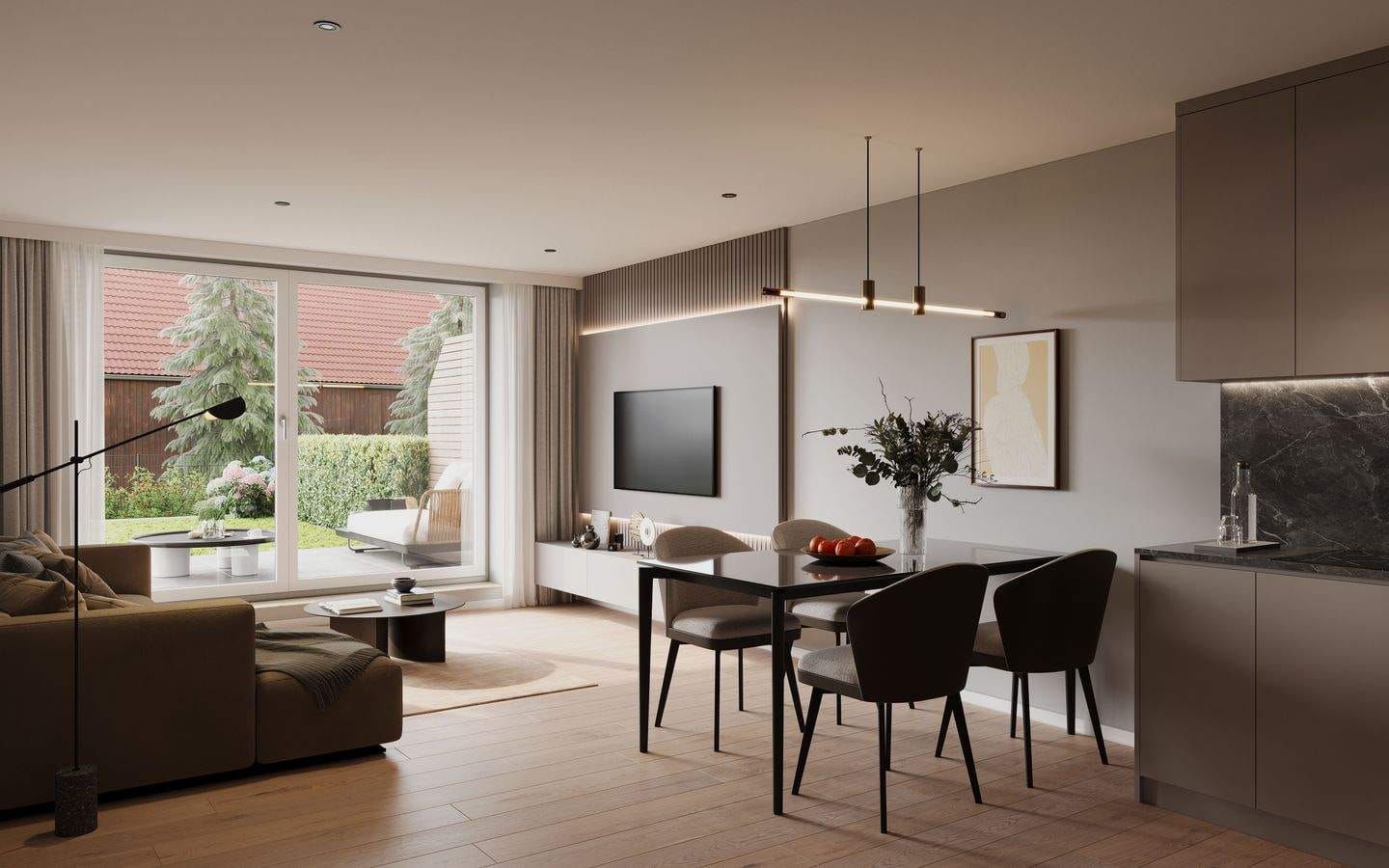 Immobilie in Postbauer-Heng - Neubau im Grünen - herrliche 2-Zimmerwohnung mit Garten - Bild 2