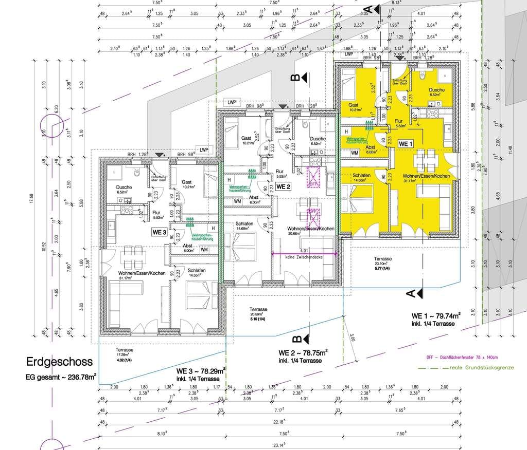Immobilie in Großenwiehe - Neubau 2026 -
Moderne Wohnanlage mit 3 Wohneinheiten (Reihenendhaus) - Bild 4
