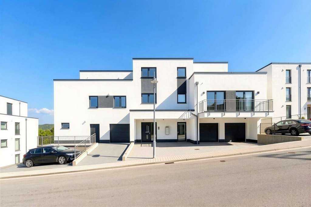 Immobilie in Kenn - Kenn: Luxuriöse und barrierefreie Neubauwohnung mit hochwertiger Ausstattung und zwei Stellplätzen - Bild 1