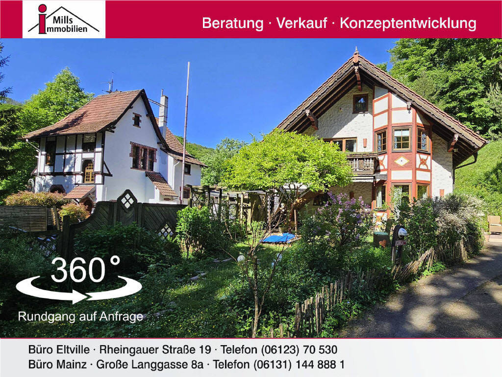 Immobilie in Eltville am Rhein - Wunderschöne Gaststätte Mitten in der Natur: "Waldgaststätte Rausch" inkl. 1-2 Familienhaus - Bild 0