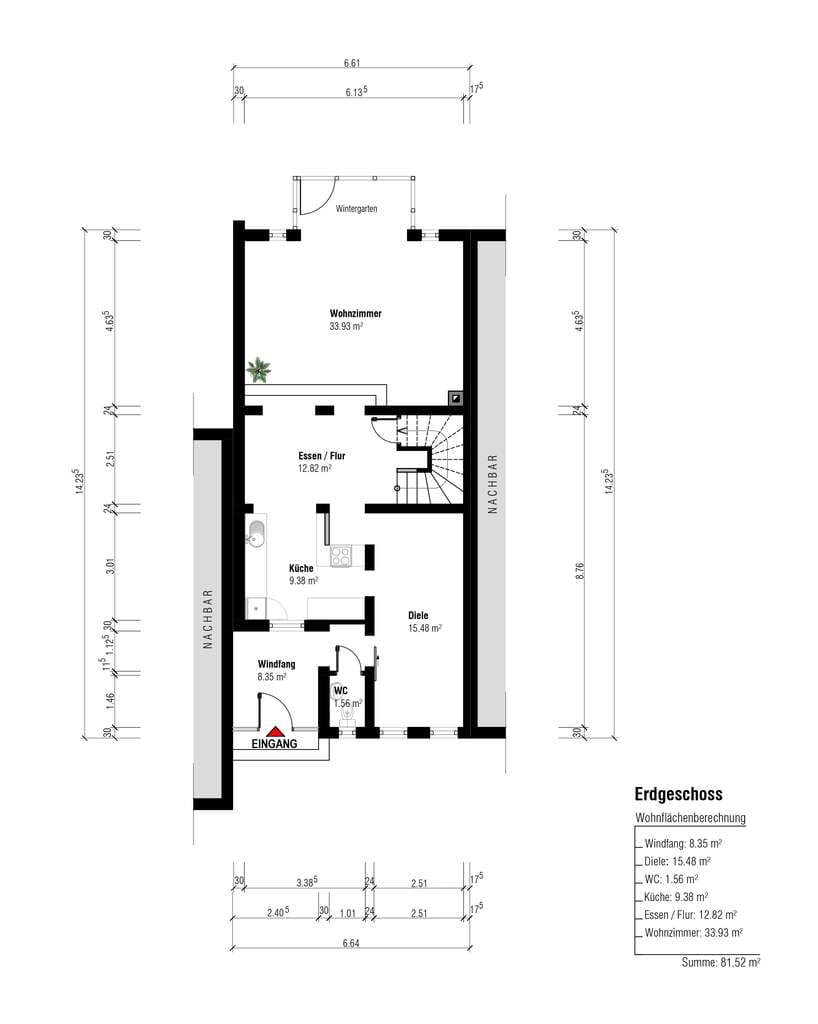Immobilie in Adelsried - TOP-RMH Adelsried, Ideal für Pendler, Hochwertig, modern u. Einzugsbereit! VB! - Bild 2