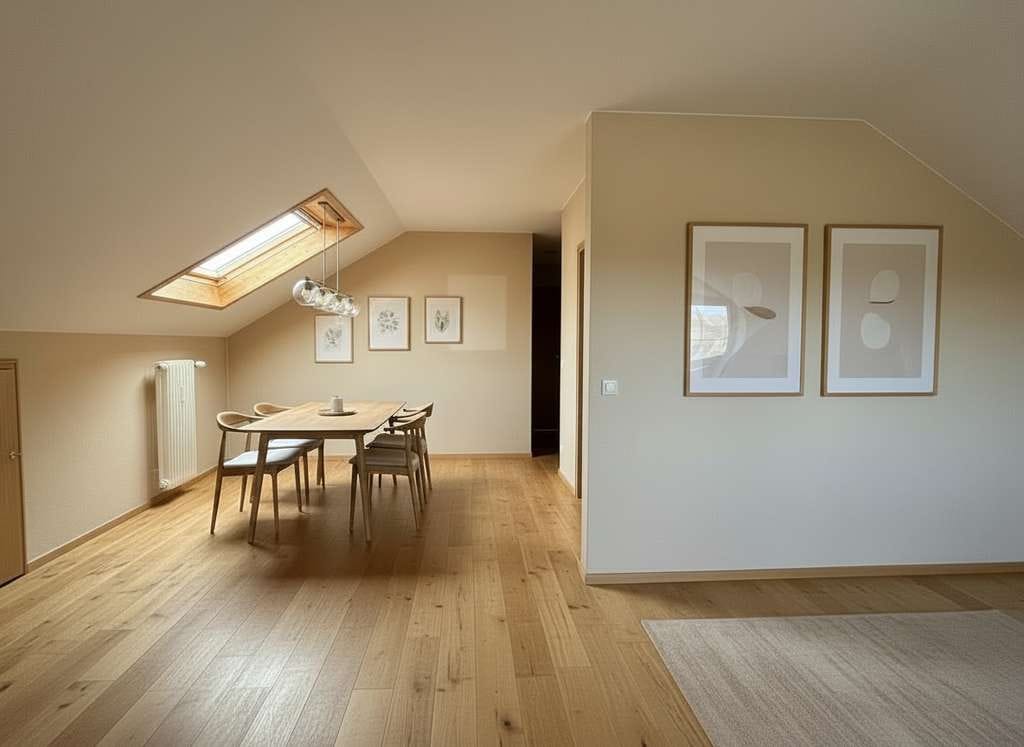 Immobilie in Ohmden - Umfassend sanierte 2-Zimmer-Dachgeschoss-wohnung mit Garage und zwei Stellplätzen [provisionsfrei] - Bild 1