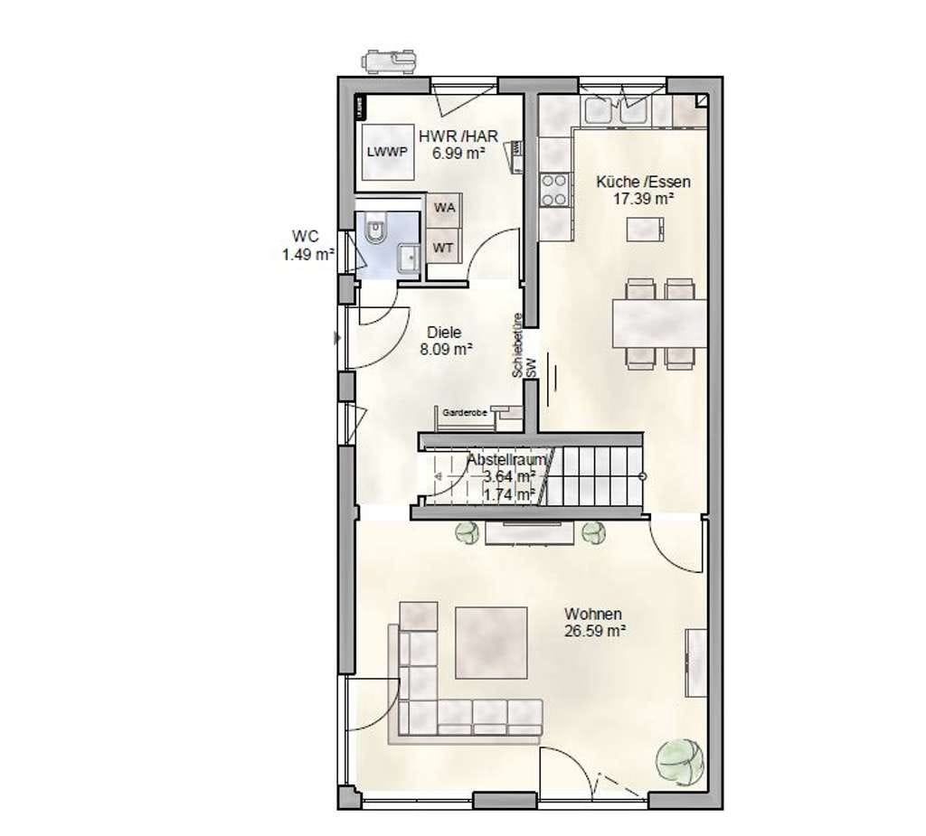 Immobilie in Pilsting - Doppelhaus ›Luzern‹ – Modernes Wohnen in attraktiver Lage - Bild 4