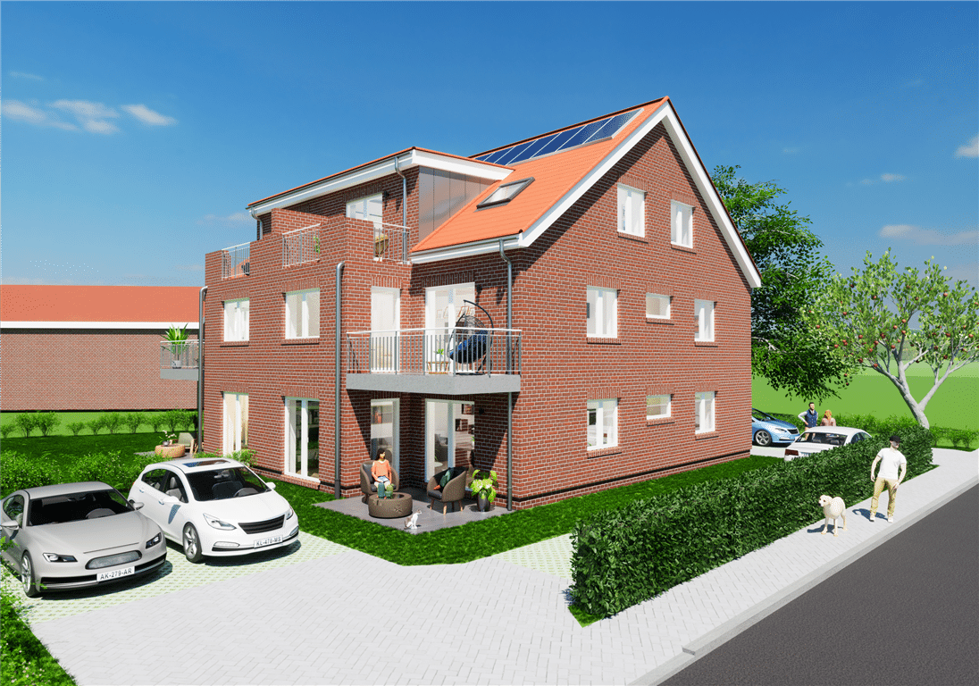 Immobilie in Marienhafe - Marienhafe: Moderne Eigentumswohnungen im Obergeschoß (Neubau) - Bild 0