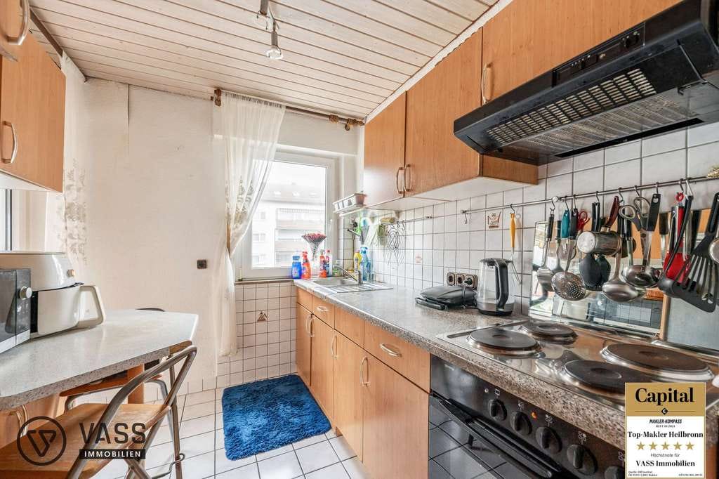 Immobilie in Neckarsulm - Helle 3-Zimmer-Wohnung mit zwei Balkonen in zentraler Lage von Amorbach - Bild 2
