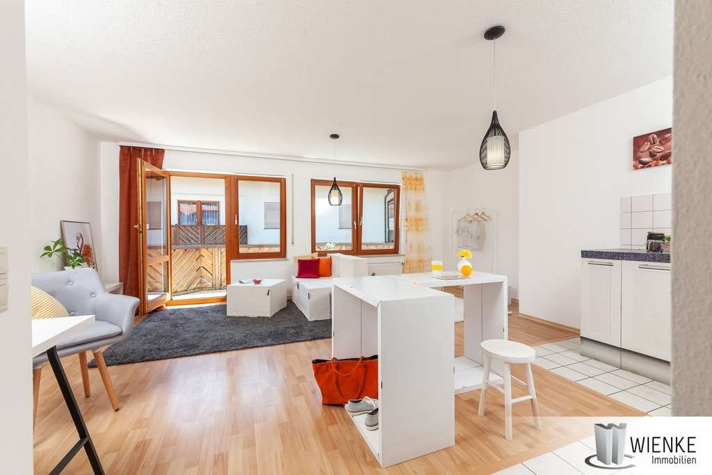 Immobilie in Wutöschingen - 1 Zimmer Eigentumswohnung mit Balkon und Tiefgaragenstellplatz - Bild 2