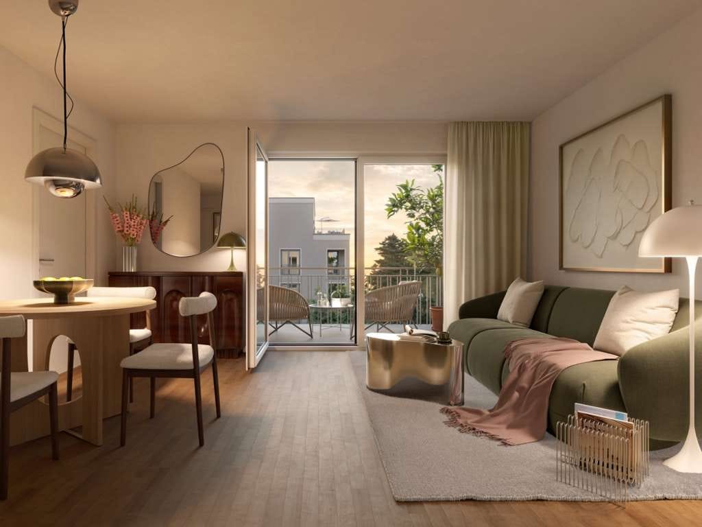 Immobilie in Oberschleißheim - Oberschleißheim - Gemütliches Apartment mit Wohlfühlambiente in modernem Wohnquartier - Bild 1