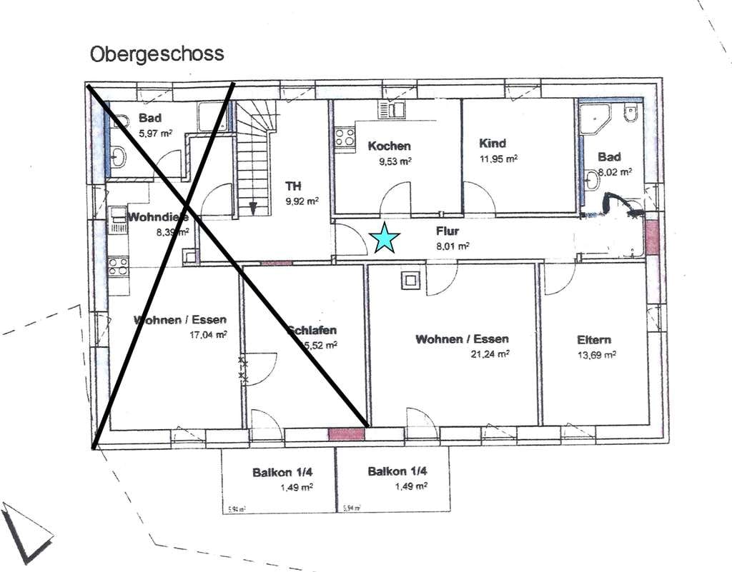 Immobilie in Aurachtal - Drei-Zimmer-Wohnung im 1..Obergeschoss inkl. Kfz-Stellplatz in Aurachtal-Münchaurach - Bild 1