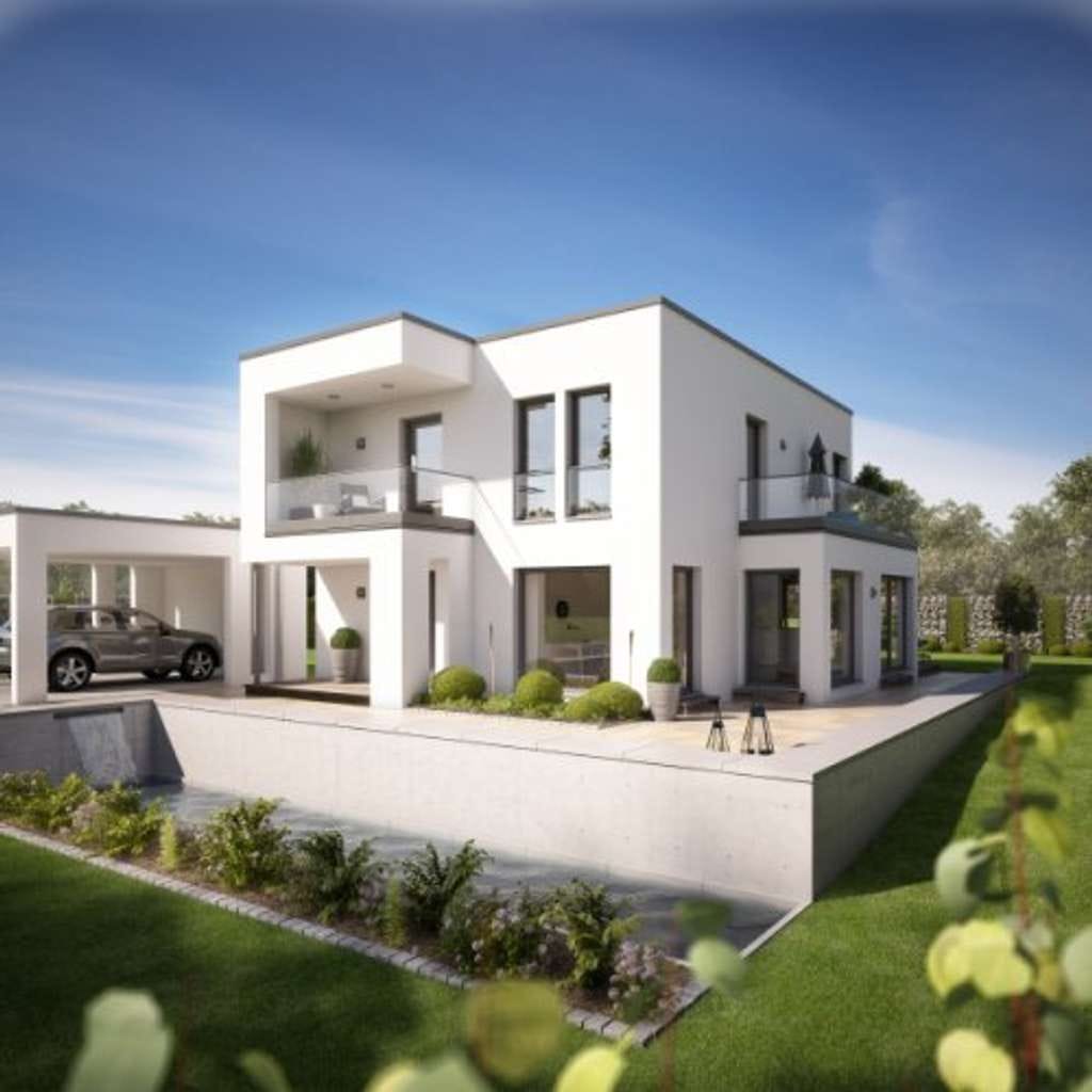 Immobilie in Stadecken-Elsheim - Ein HINKUCKER!! Exklusiver Neubau mit vielen modernen Akzenten inkl. Baugrundstück und Bien Zenker B - Bild 1