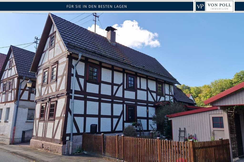 Immobilie in Wanfried - Gemütliches Fachwerkhaus mit pflegeleichtem Garten in Wanfried OT - Bild 0