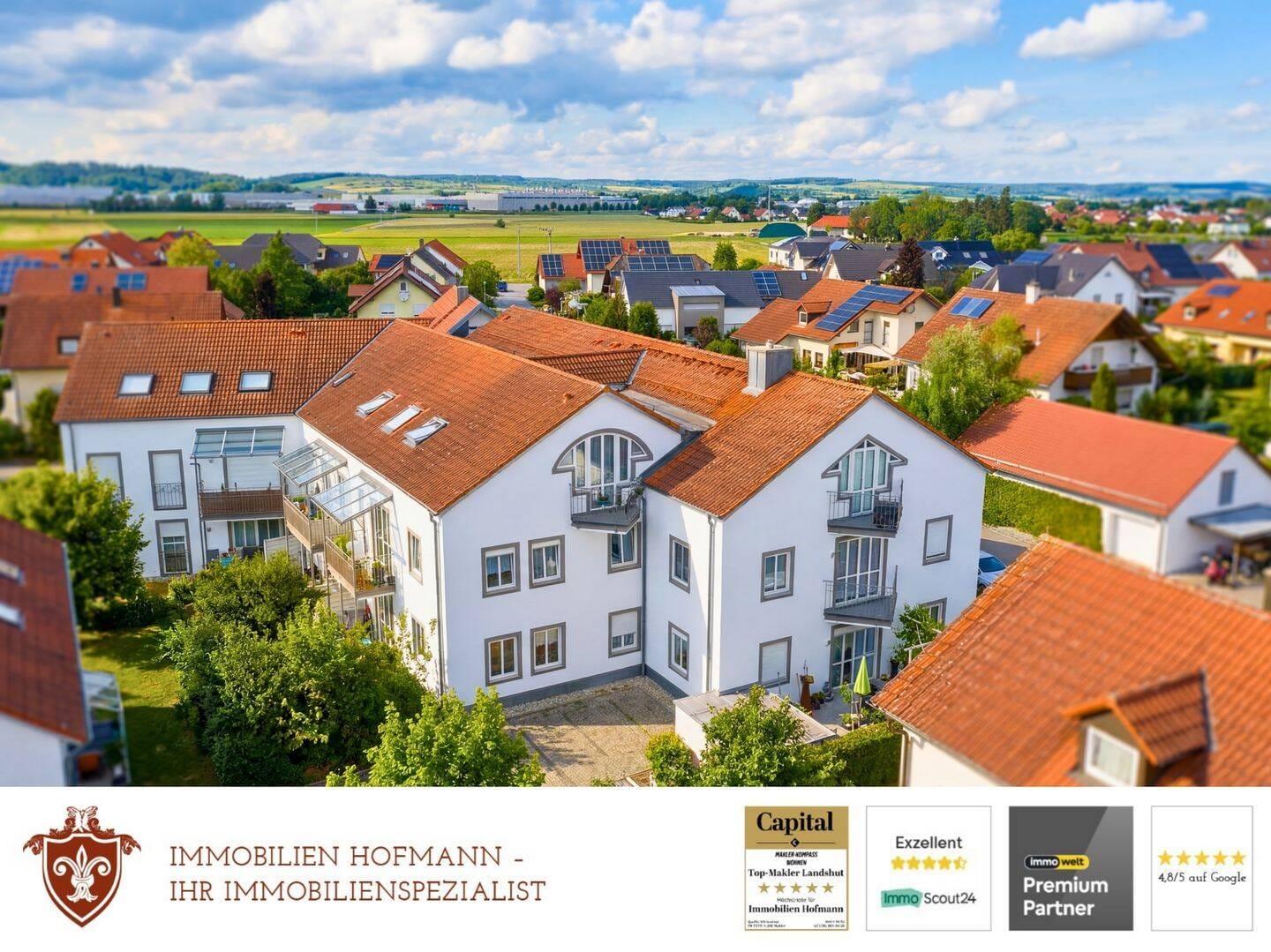 Immobilie in Niederaichbach - Attraktive 2-Zimmer-Dachgeschosswohnung mit Balkon - ein Zuhause zum Wohlfühlen - Bild 0