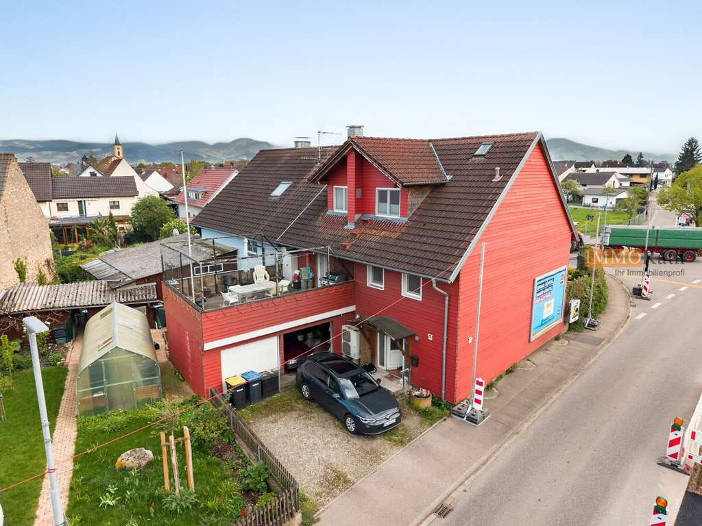 Immobilie in Hartheim am Rhein - IMMORath.de - Gepflegte Doppelhaushälfte mit Garage in Hartheim - Bild 0