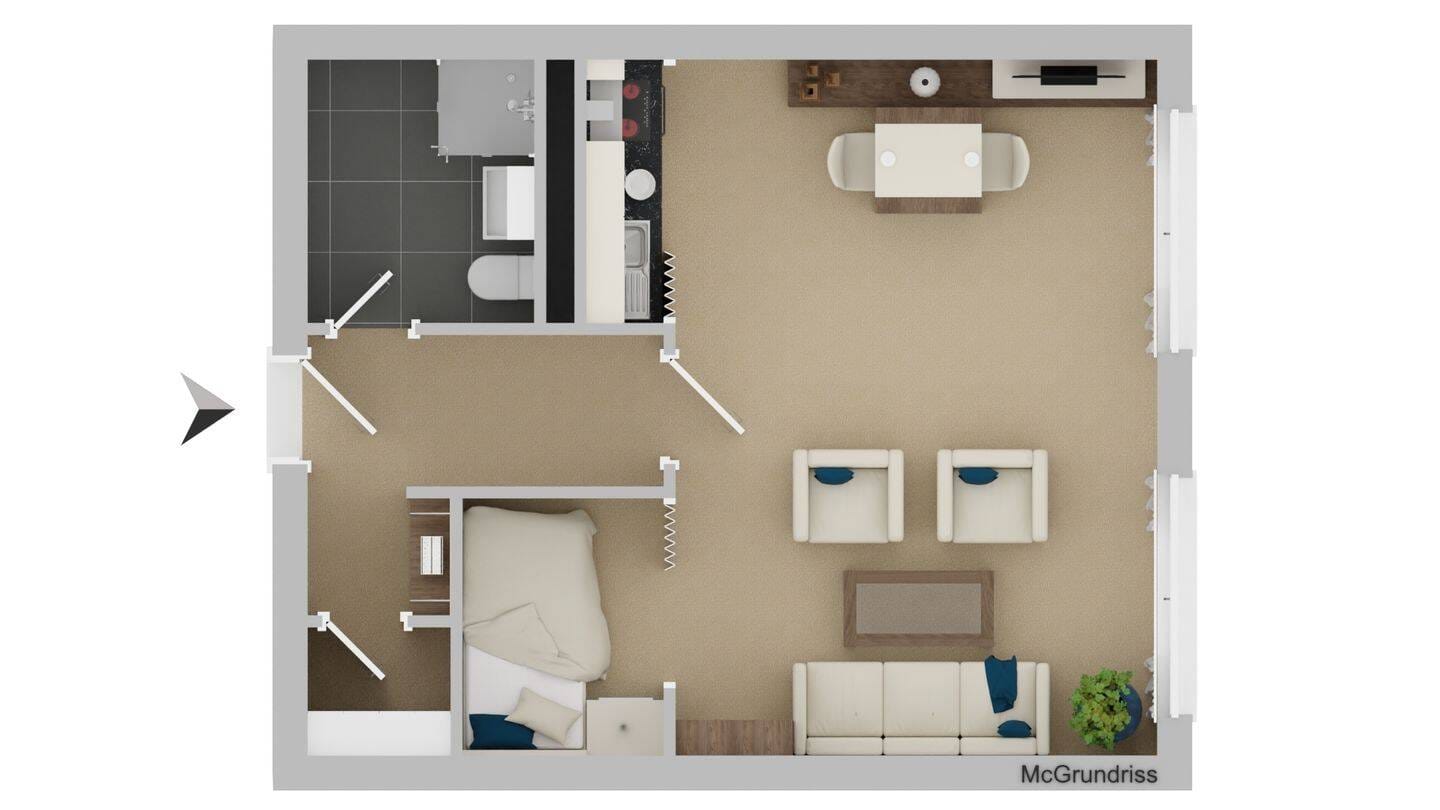 Immobilie in Frechen - Schnäppchen - Sanierungsbedüftiges Appartement - Bild 2