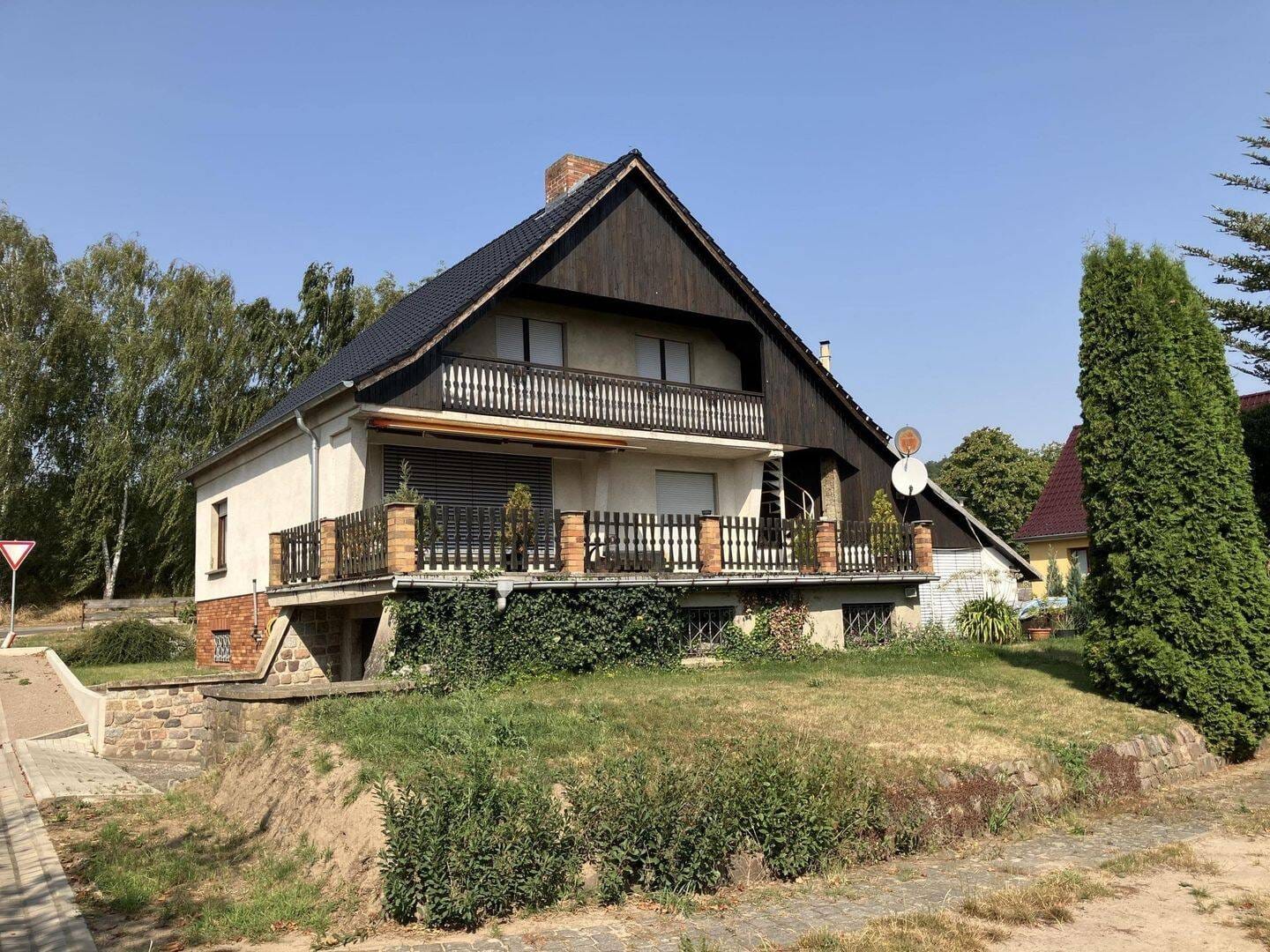Immobilie in Malchin - Balkon mit Blick auf den Kummerower See - Bild 3