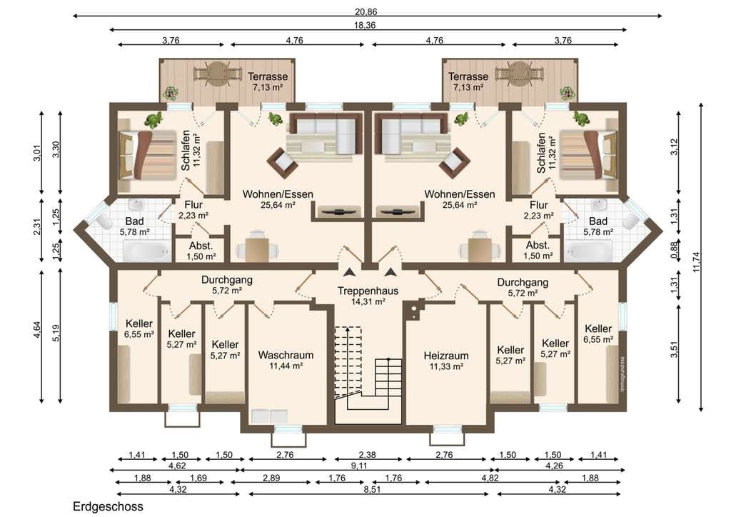 Immobilie in Wetter - Solides Mehrfamilienhaus mit Anpassungspotenzial nähe Marburg - Bild 1