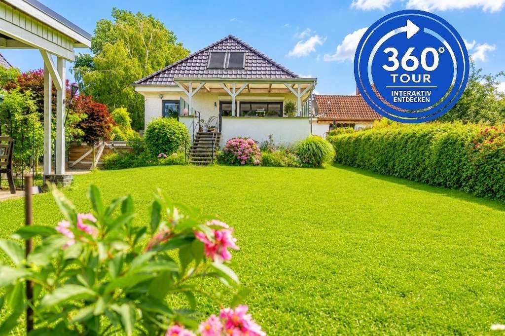 Immobilie in Bordesholm - Familienfreundliches Zuhause mit viel Platz, großem Garten und wohnlich nutzbarem Keller in Bordesh - Bild 0