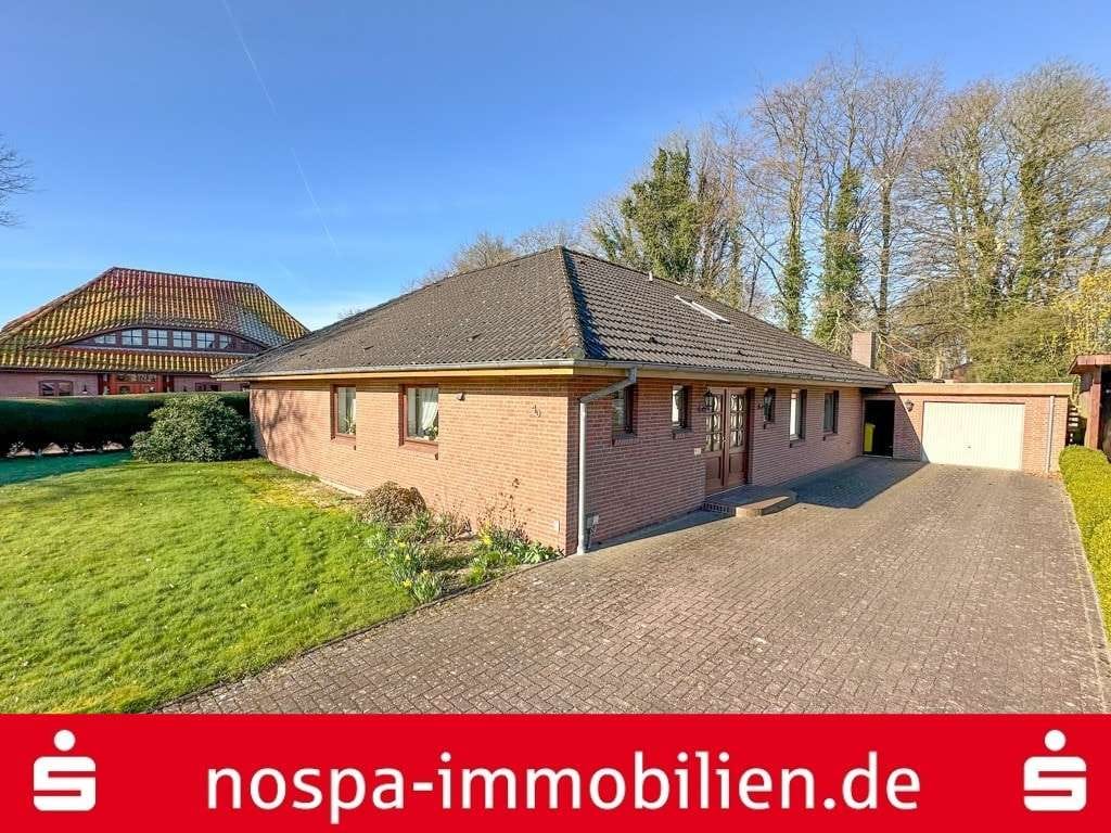 Immobilie in Leck - Großzügiger Bungalow mit Gartenidylle – Wohnen auf einer Ebene - Bild 0