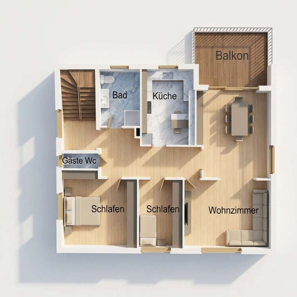Immobilie in Wallenhorst - ‼️Zweifamilienhaus in Wallenhorst mit großem Potenzial in gefragter Lage – ideal für Ihre Vision‼️ - Bild 2