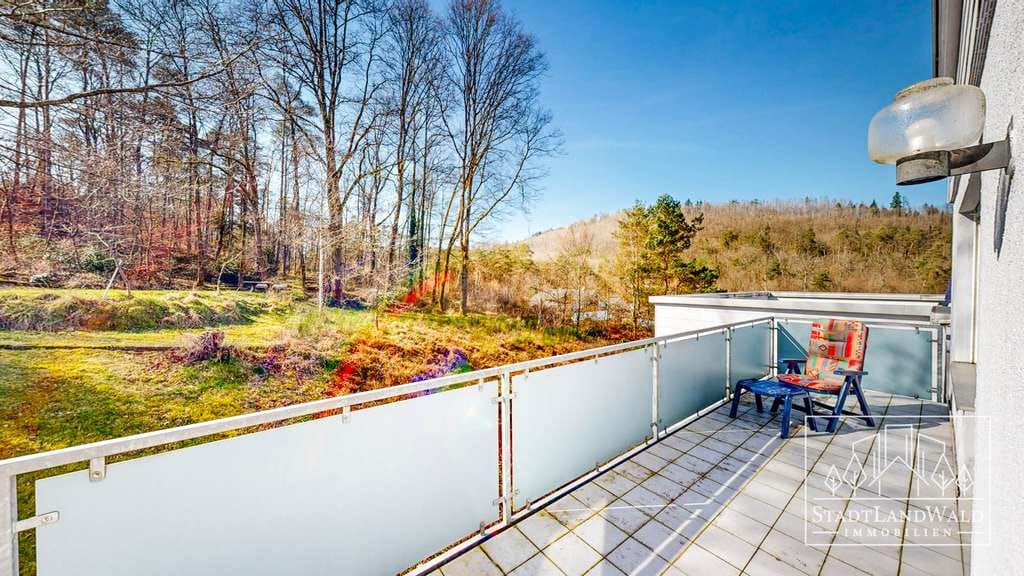 Immobilie in Fischbach bei Dahn - Exklusives Wohnen am Waldrand – 2-Zimmer-Wohnung mit Dachterrasse und herrlichem Blick - Bild 4