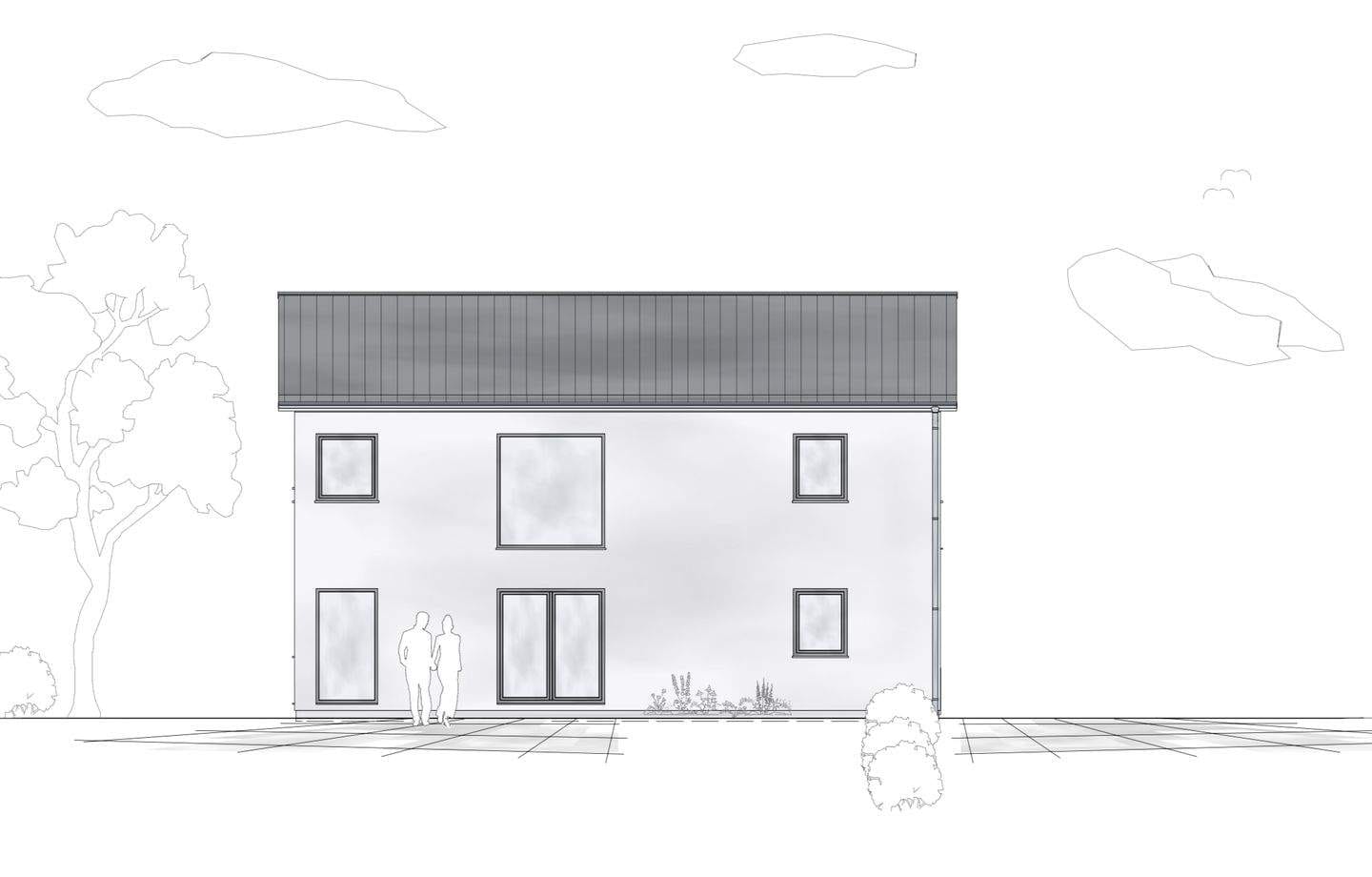 Immobilie in Margetshöchheim - Fertig projektiertes Einfamilienhaus 154 m² inkl. 500 m² Grundstück - Bild 1