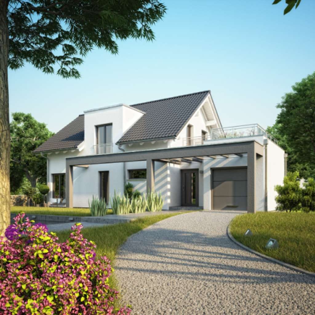 Immobilie in Spiesheim - Platz für alle! Exklusiver lichtdurchfluteter Neubau aus dem Hause BIEN ZENKER inkl. Baugrundstück - Bild 1