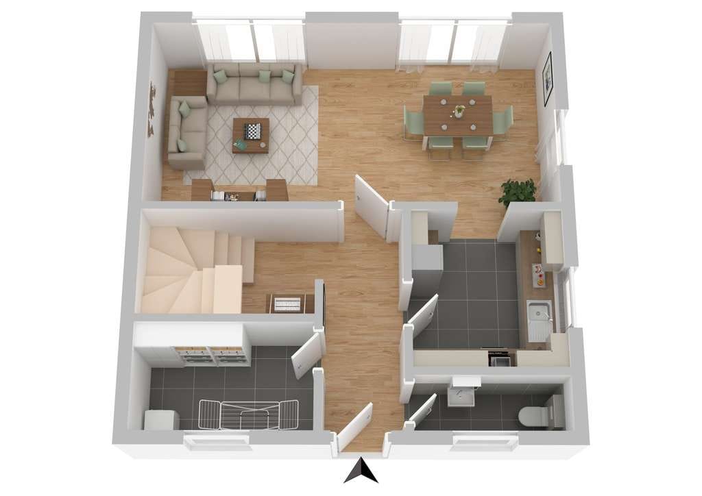 Immobilie in Rastenberg - Moderne Selfmade-Stadtvilla in naturnaher Stadtrandlage - Bild 2