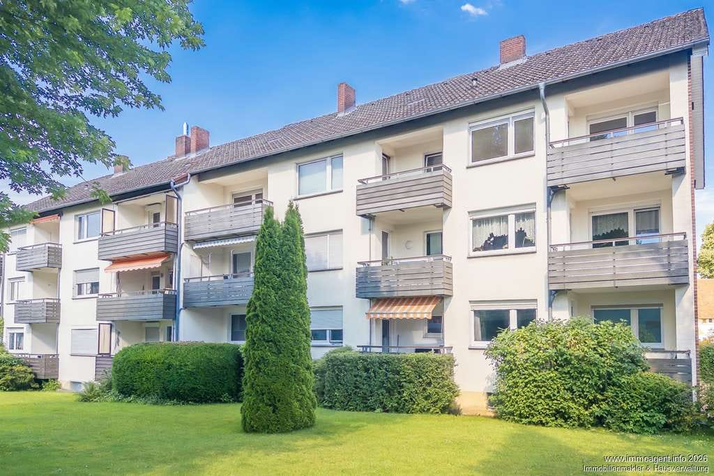 Immobilie in Bielefeld - Sonnige Zweizimmerwohnung mit Balkon im grünen Stieghorst - Bild 0