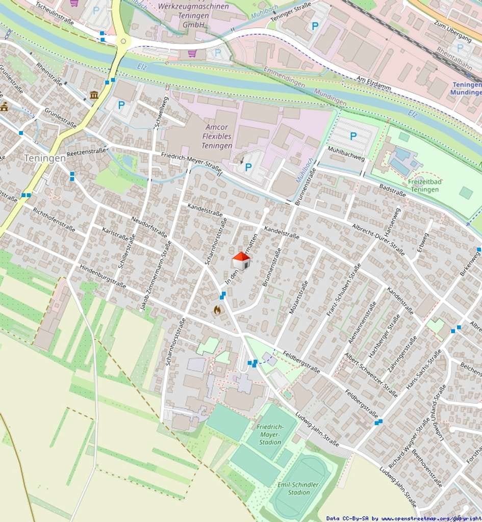 Immobilie in Teningen - Traumhaft schöne vermietete 3-Zimmer-Wohnung im DG mit Garage, Balkon, Wintergarten, Garten am Bach - Bild 1