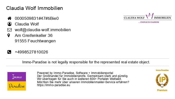 Immobilie in Dinkelsbühl - *** DIE PERFEKTE WOHNUNG IN ALTSTADTNÄHE! Schöne 3-Zimmer-Erdgeschosswohnung mit Terrasse in Dinke - Bild 1