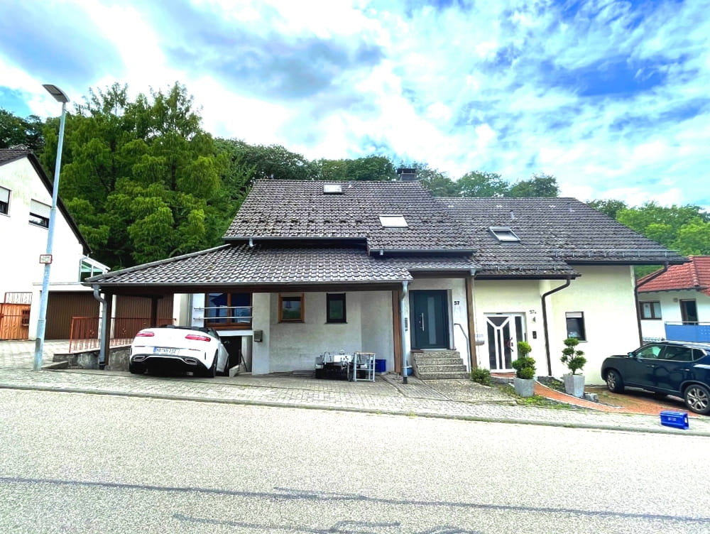 Immobilie in Mühlhausen - GLOBAL INVEST | Große Doppelhaushälfte mit Einliegerwohnung und tollem Garten in Mühlhausen - Bild 2