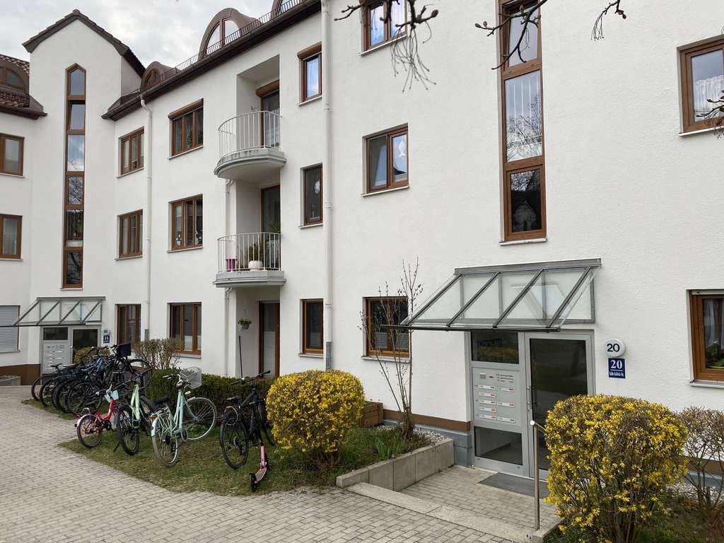 Immobilie in Unterschleißheim - v.Privat zu verkaufen 1 Zimmer Appartement, ab 1.8.26 frei, mit Balk., Keller und neu renovierter TG - Bild 1