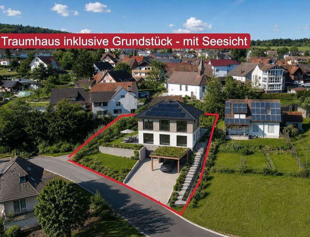 Immobilie in Gaienhofen - Exklusives Traumhaus mit Seesicht in Gaienhofen- Bauplanung auf 801 m² Grundstück - Bild 0