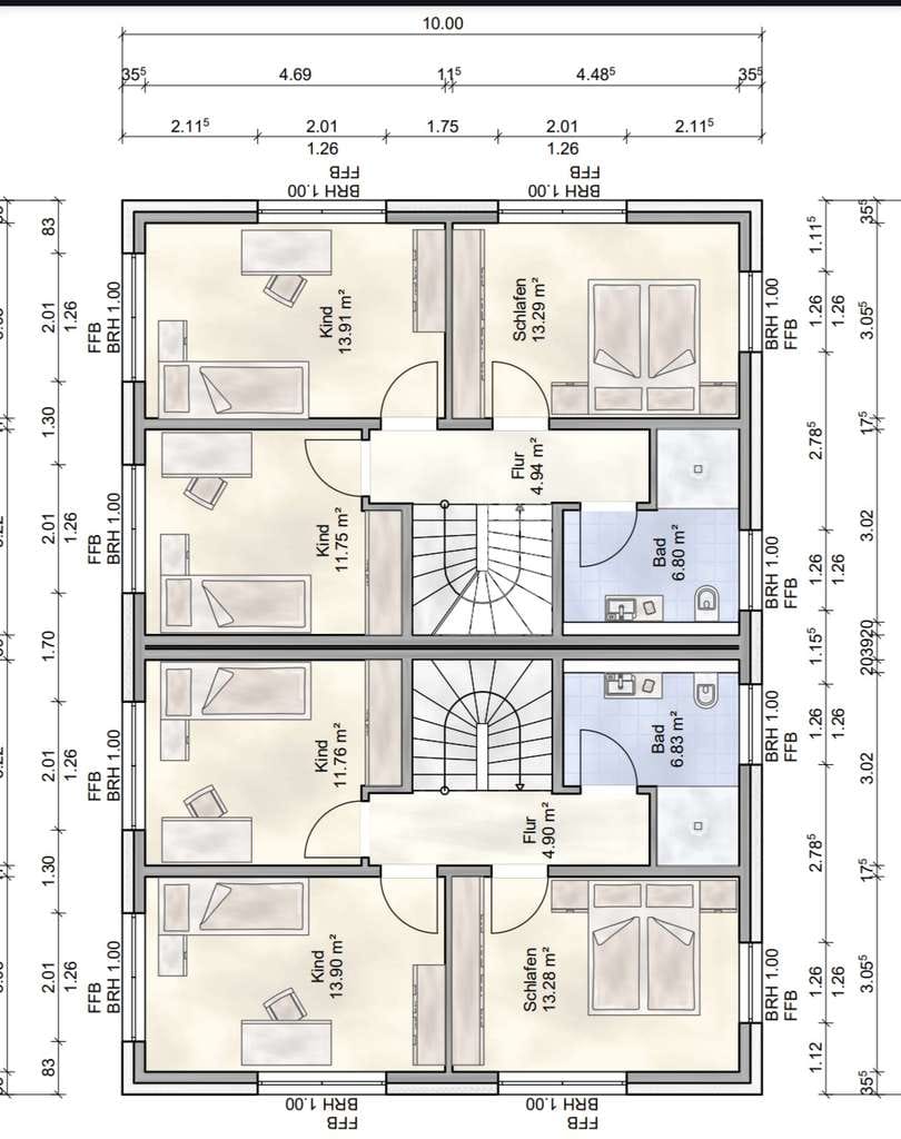 Immobilie in Pattensen - Neubau 4 x Doppelhaushälfte im Stadthausstil - Bild 3